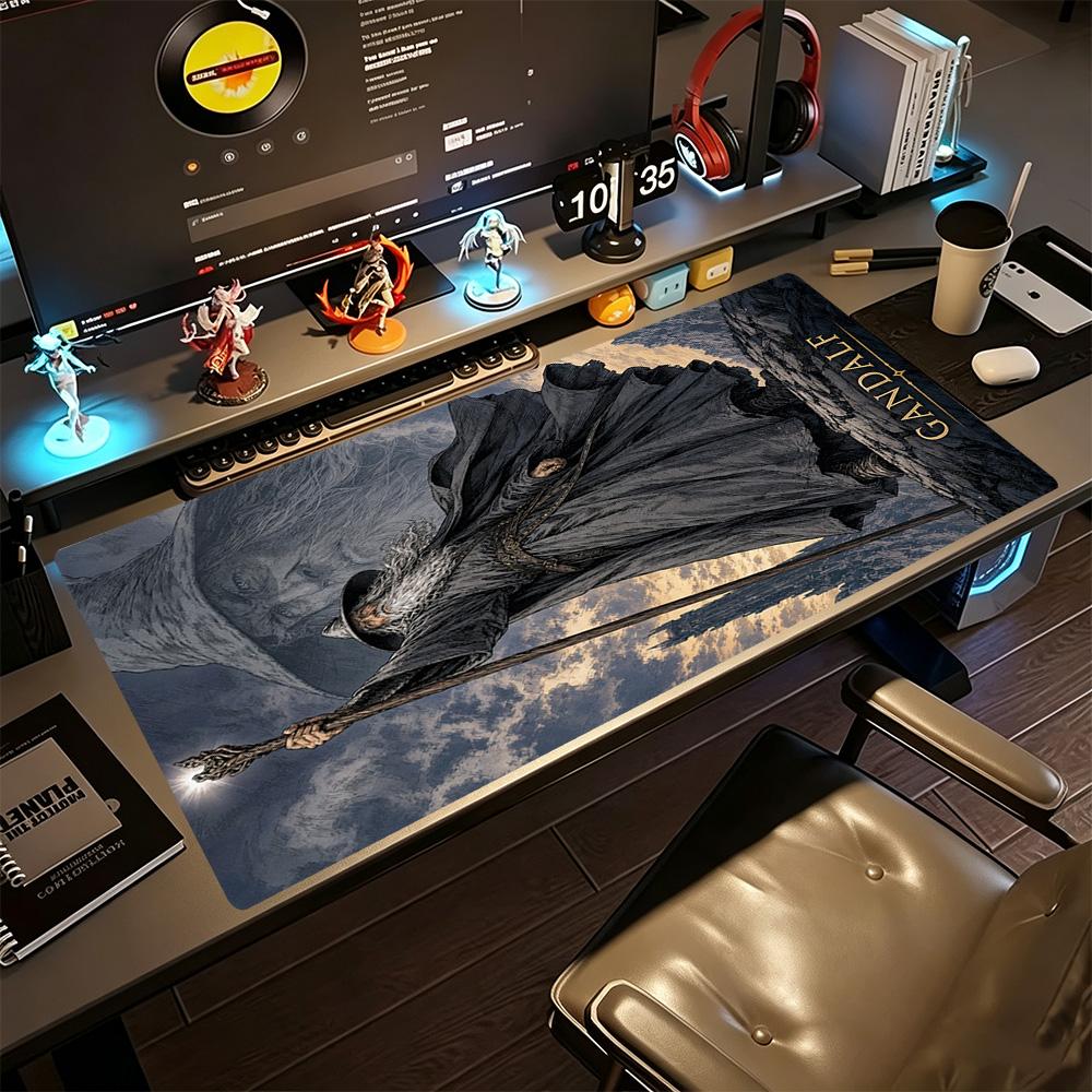Lord Rings Gaming Mouse Pad Gamer Mousepad HD Print Desk Pad Non-Slip Rubber Base Suitable for Office Gaming PC Laptop
