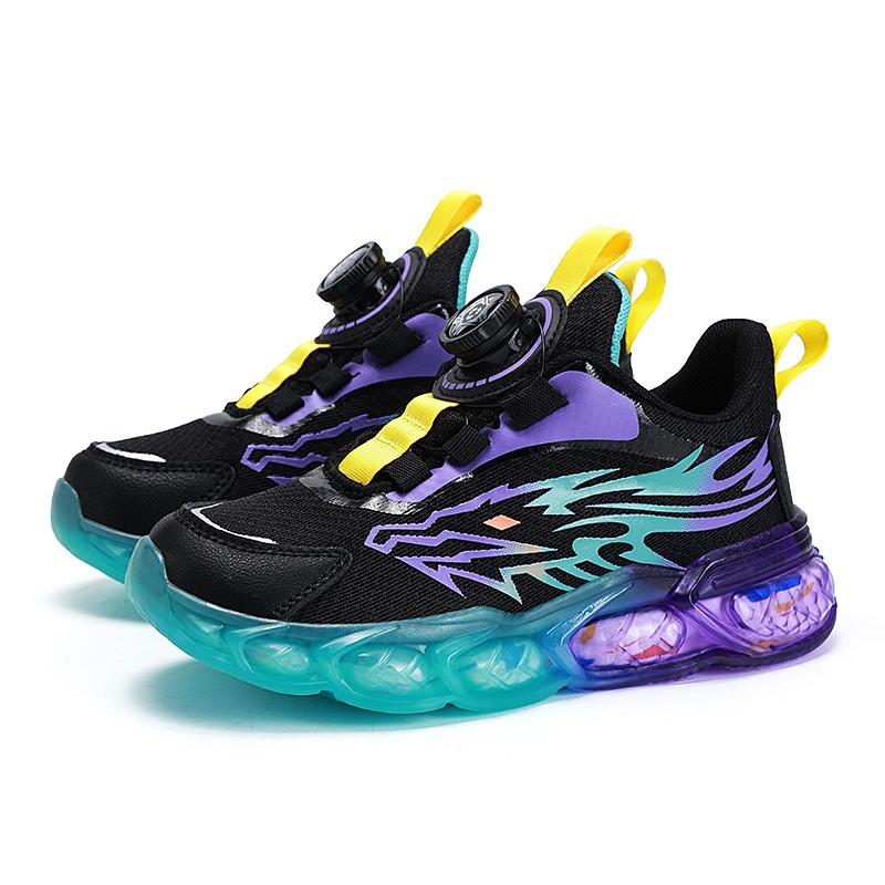 Весенне-осенняя детская дышащая сетчатая детская спортивная повседневная обувь — фото 23