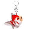 Lilizzhoumax Realistic Goldfish Plush Toy, Ornamental Fish Toy, Beautiful, Small, Cute Fish Toy, Bag Pendant Decoration, Christmas Decoration (Gray