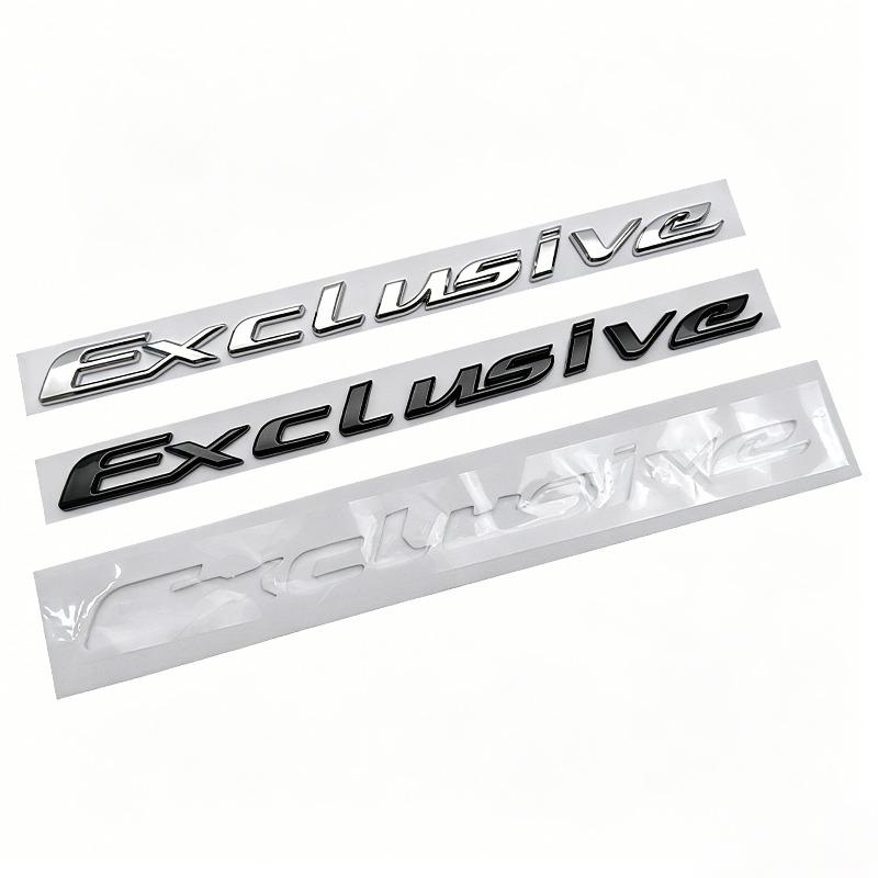 EXCLUSIVE car sticker, suitable for electroplated letter rear label 3D three-dimensional modified body label