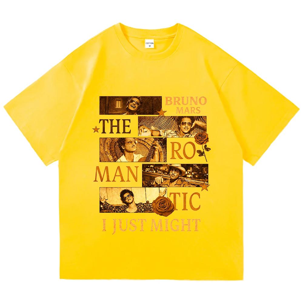 

Bruno Mars RoUnisextic Tour 2026 TShirt Pop Soul Concert Tee Retro Music Fan Merch Tour Outfit Gift TOPS Comfortable Ropa De Mujer 3XL