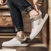 Men Fashion Cushioned Ankle Support,snaeaker Non-Slip  Rubber Sole print luxury Canvas Streetwear Casual Shoes Platform Fashion