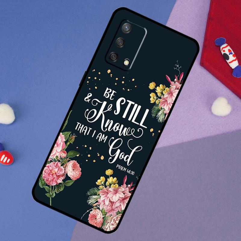 Christian Psalms Case For Oppo A6 Pro A5 A18 A38 A58 A78 A98 A54 A74 A94 A17 A57 A80 A60 A40 A96 A76 A16 A15