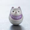 Japanese Ceramic Daruma Crafts Cartoon Lucky Cat Fortune Ornament Landscape Home Decor Accessories Gifts Living Room Decoration