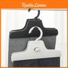Coat Clothes Plastic Hanger With Strong Clamp For Wrinkle Prevention Storage And