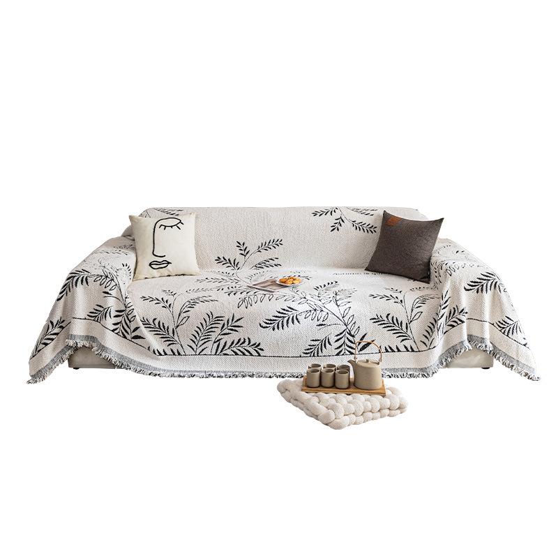 Sofa Cover Towel Winter Thickened Fleece Sofa Cover Anti-Scratching Sofa Cushion Autumn and Winter