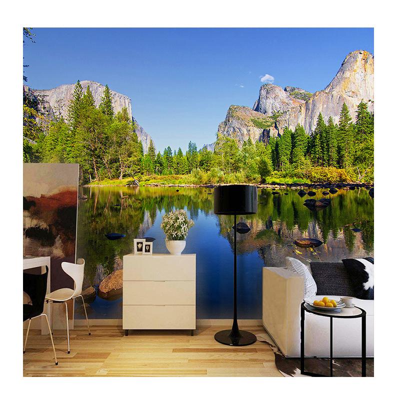 

Lake Nature Scenery Wallpaper Living Room Dining Room Interior Decoration 3d Mural Wallpaper 200 cm(W) x 140 cm(H)
