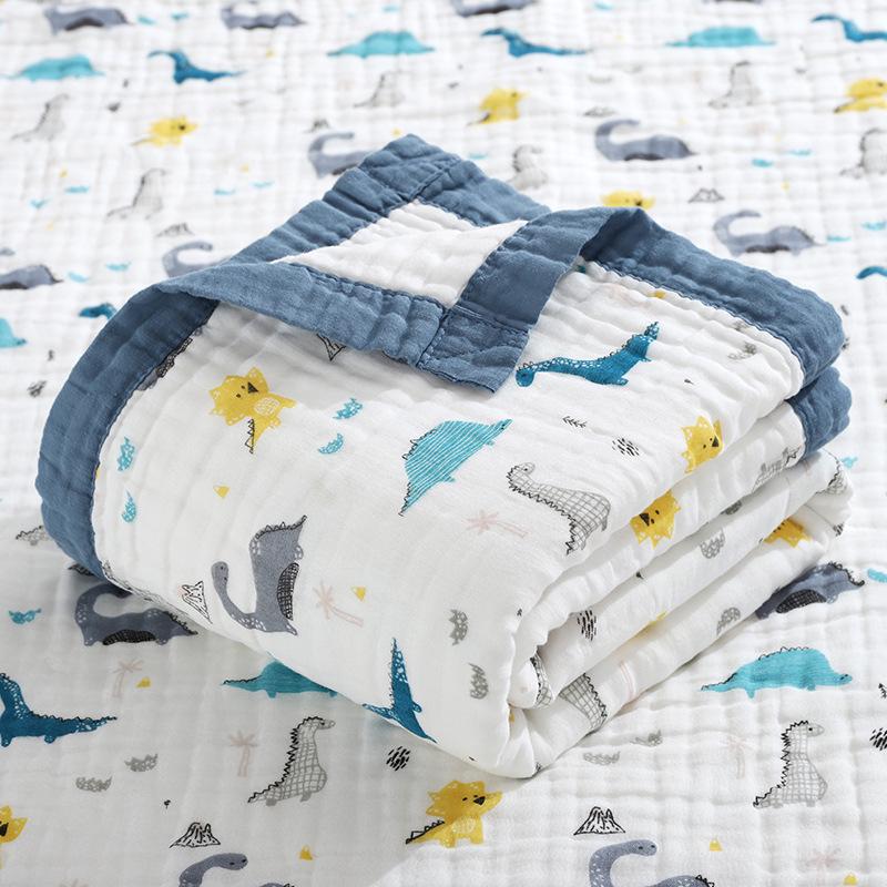 Baby Six-Layer Gauze Cotton Towel & Quilt – Spring/Summer Toddler Blanket
