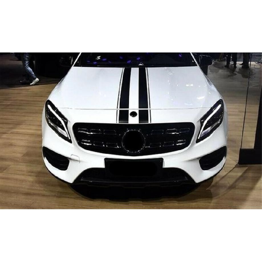 Long Stripes Rally Stickers Sports Racing Decal Car Hood Bonnet DIY Decoration