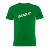 100 Cotton Unisex T Shirt Sled Snowmobile Funny Send It Artwork Tee