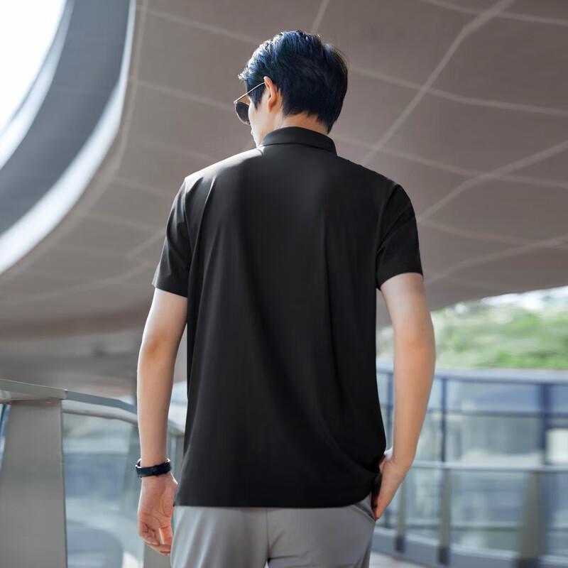 Men's UV Protection & Antibacterial Seamless Short Sleeve Polo Shirt