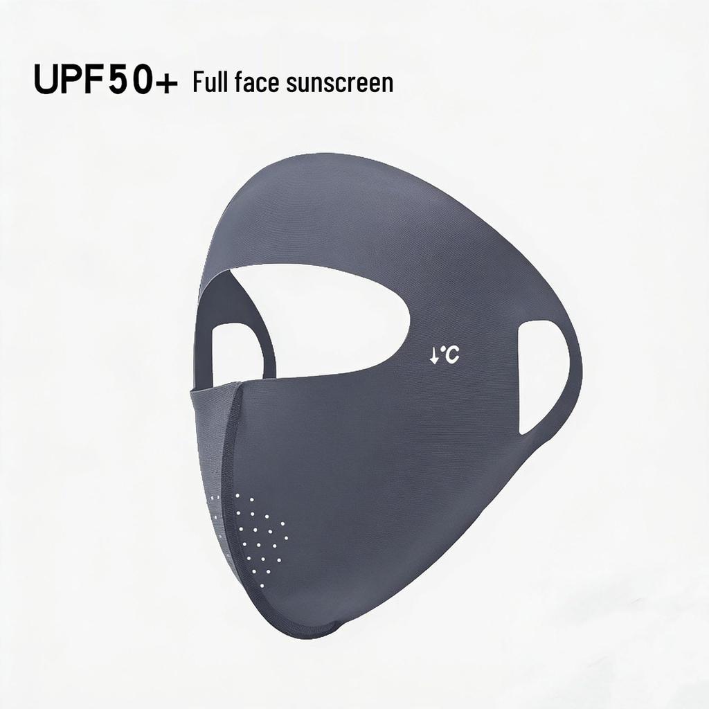 Women's Full Face UV Protection Ice Silk Mask and Neck Guard