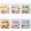 Retro Street Scene Journal Stickers - Gugu Forest Series (20 Sheets)