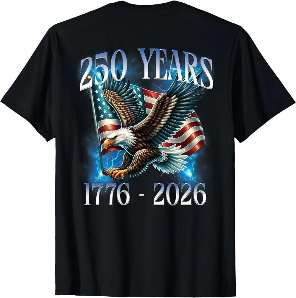 250th Anniversary America s Semiquincenten wbr/ nial  (Print BACK), Unisex Tee Unisex T-Shirt XXL