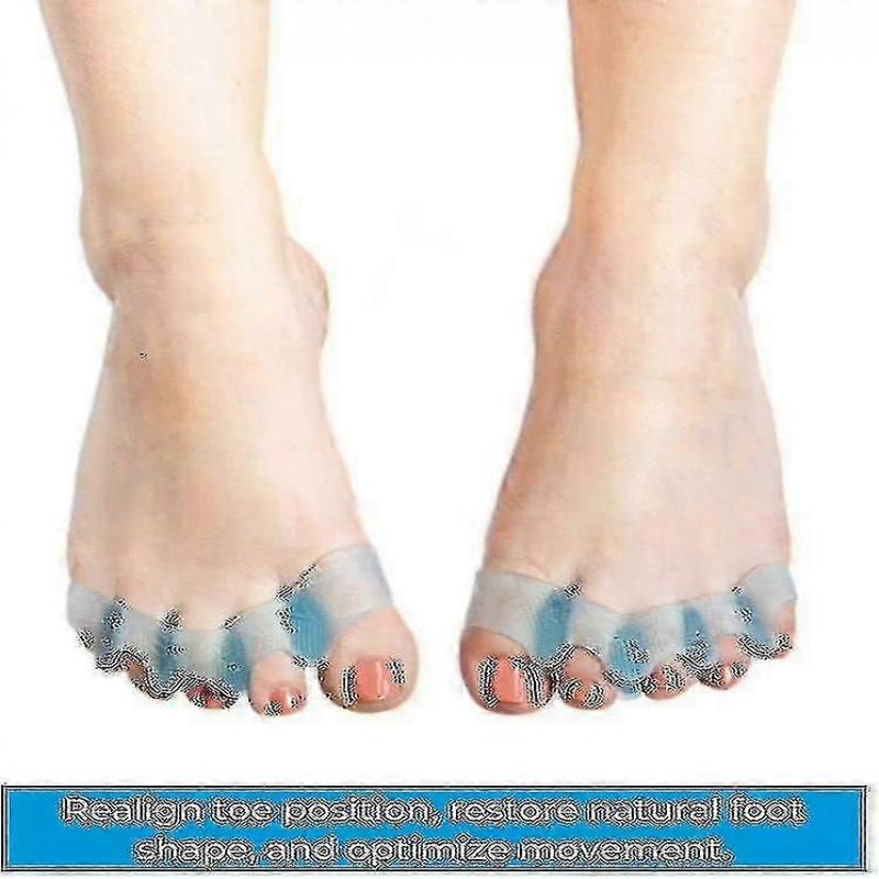 Separator și Aligator pentru Degetele Picioarelor Naboso Splay Gel Pentru Corecția Bătăturilor, Degetelor Ciocan și Restaurarea Formei Naturale a Piciorului