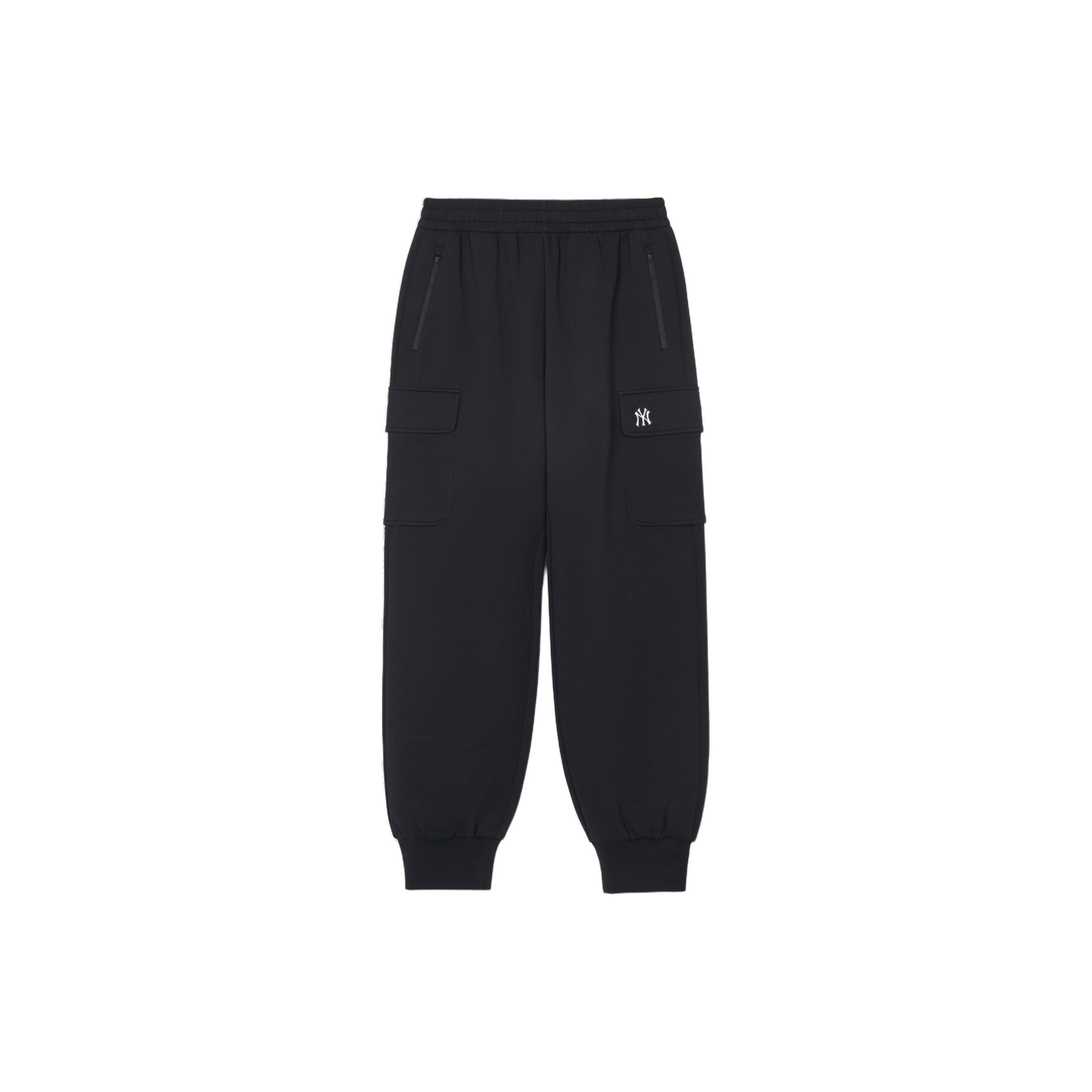 MLB SS24 Casual Pants Unisex Black 3APTB0641-50BKS M