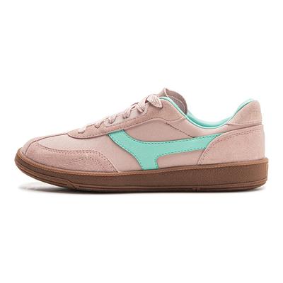 LiNing Yunchuan 2 Slip Resistant, Abrasion Resistant, Lightweight Low Top German Army Trainers Women's Light Blush Pink AGCV338-5