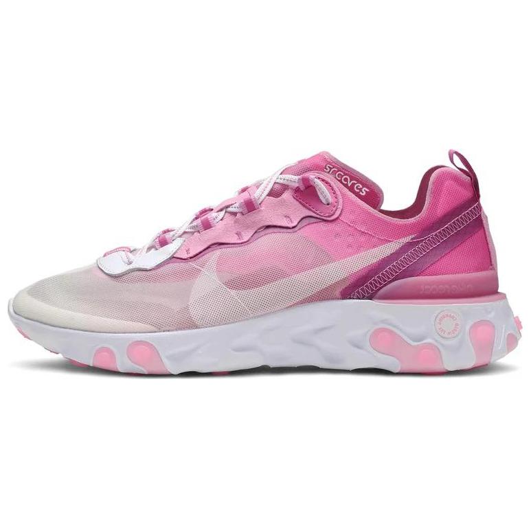 New Nike React Element 87 Sneakerroom Breast Cancer Awareness White CQ4337-100