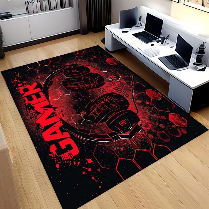 Gamer Hoofdtelefoon Kantoor Mat, Kristal Fluweel Tapijt, Antislip Duurzaam, Binnen Buiten Woonkamer Decoratie, Stijlvol Vloerkleed