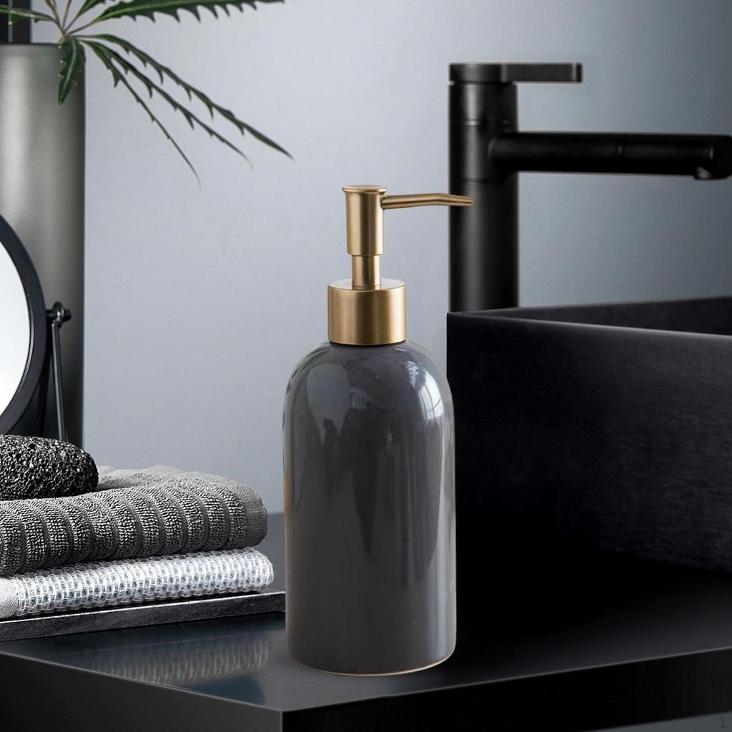 Portable Hand Liquid Pump Bottle Bathroom 14. Premium Empty Soap Dispenser for , Soap, Dish