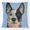Australian Cattle Dog Shepherd Dog Red Heeler Dachshund Animals Poster Oil Painting Cushion Covers Pillow Case