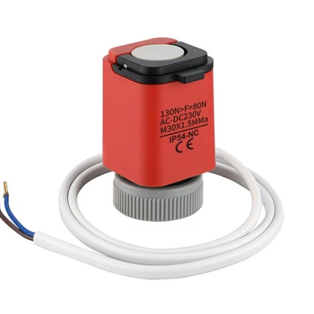 

1pc Manual Automatic Electric Actuator 230V AC 24V DC Water Floor Heating Thermostat For Accurate Temperature Regulation China Mainland