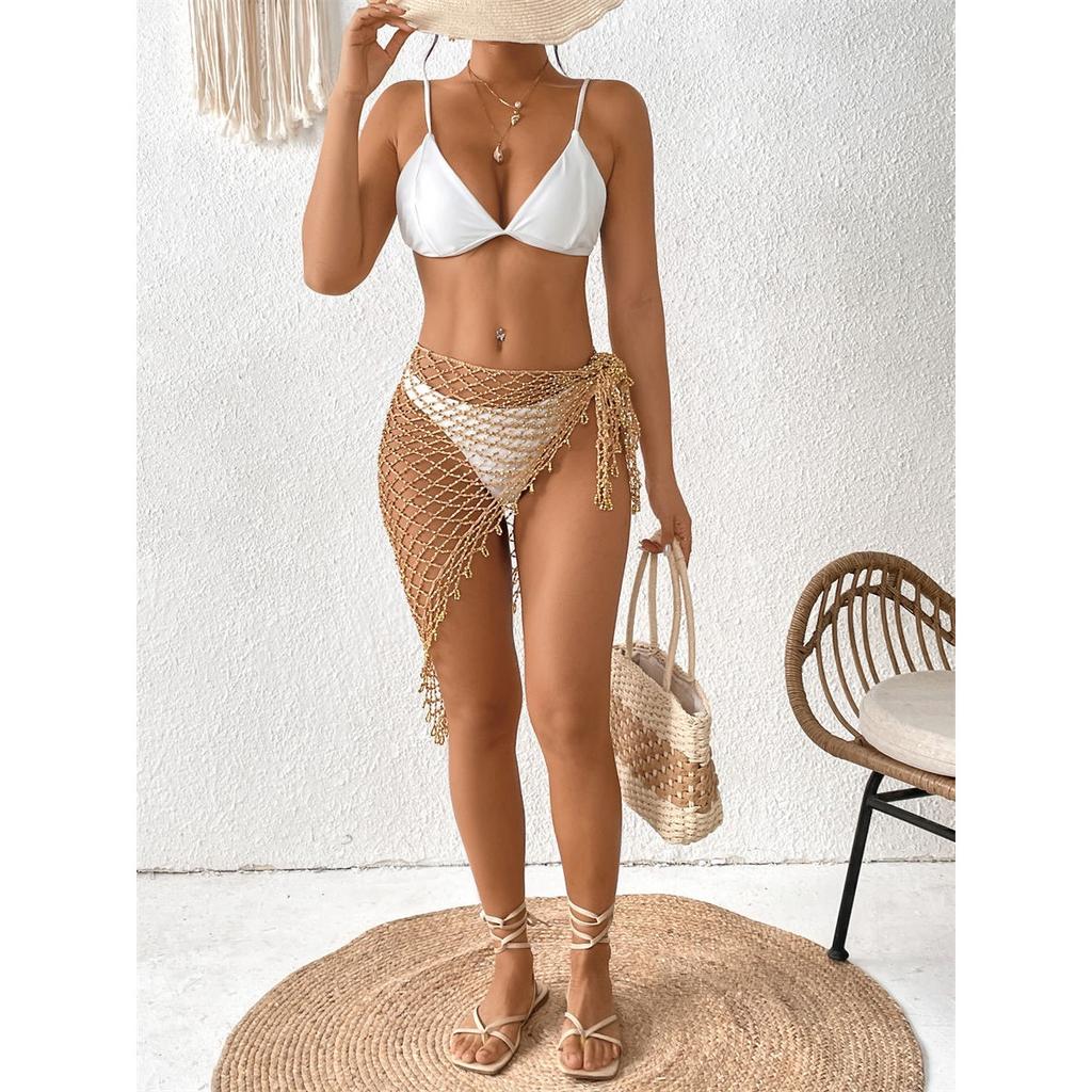 New Styles, Hand Hook Bead Ordering, Shawl, Wrap Skirt, Swimsuit Outerwear, Sexy Hoodie, Triangular Scarf, Mesh, Beach Skirt