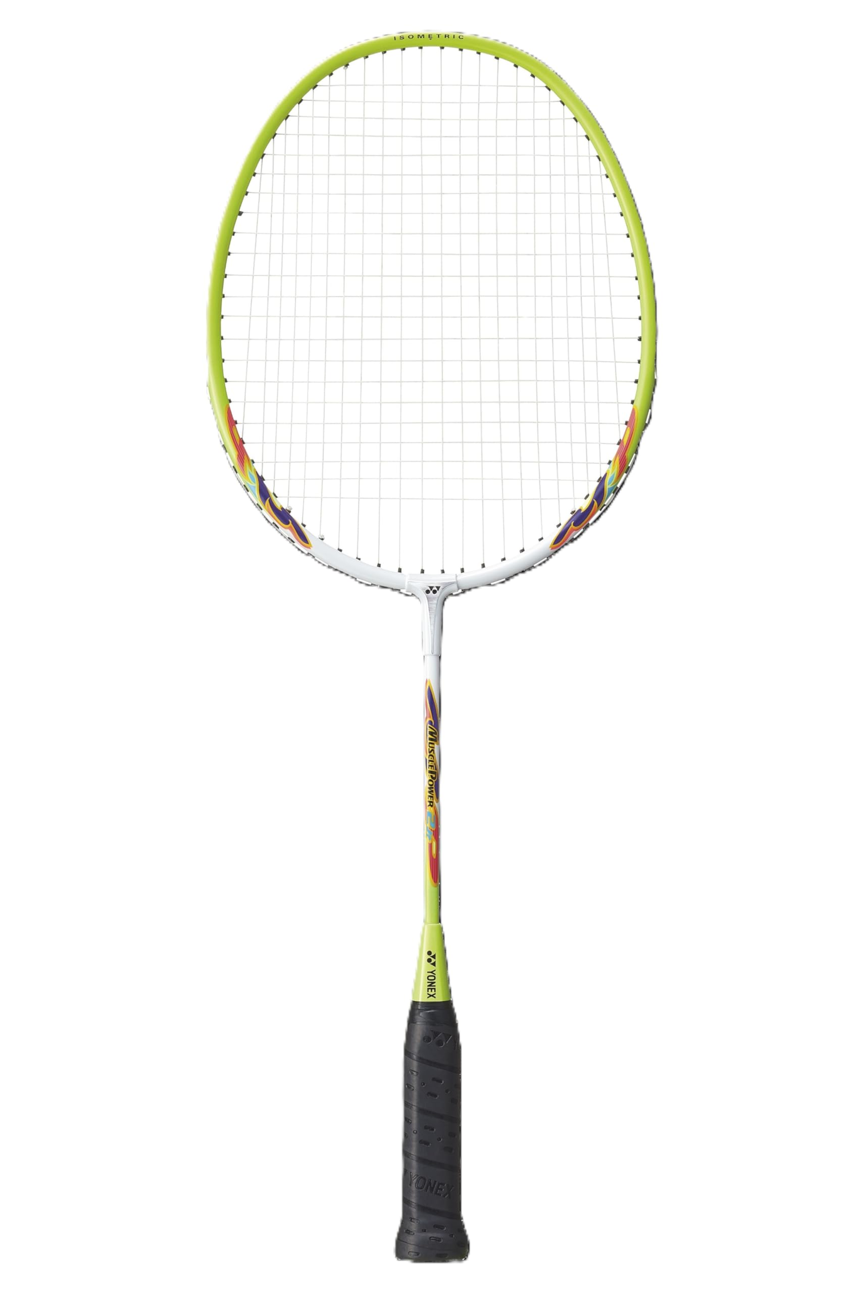 YONEX Muscle Power 2 Junior Badminton Racket 21 Inches 4U G5 White Lime Yellow