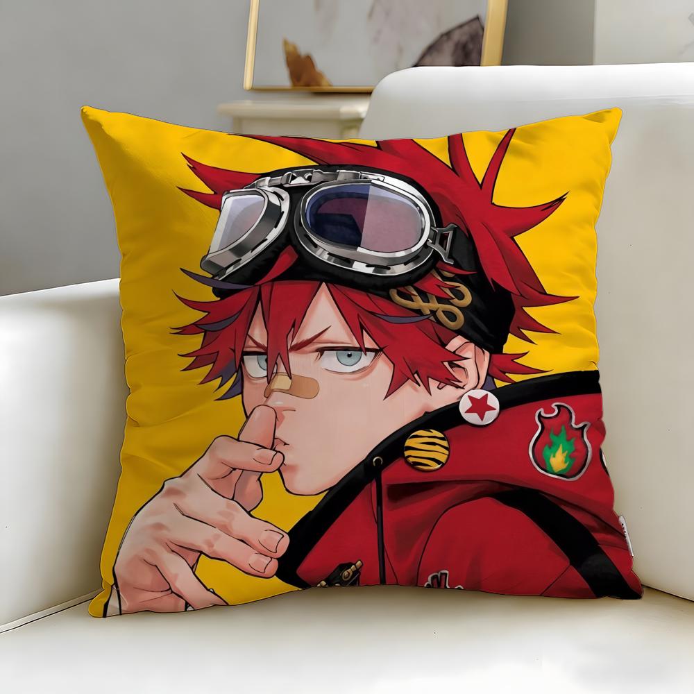 Popular Manga Gokurakugai Cushion Cover Soft EasyWash Pillow Case Versatile for Couch Bed Travel and Office