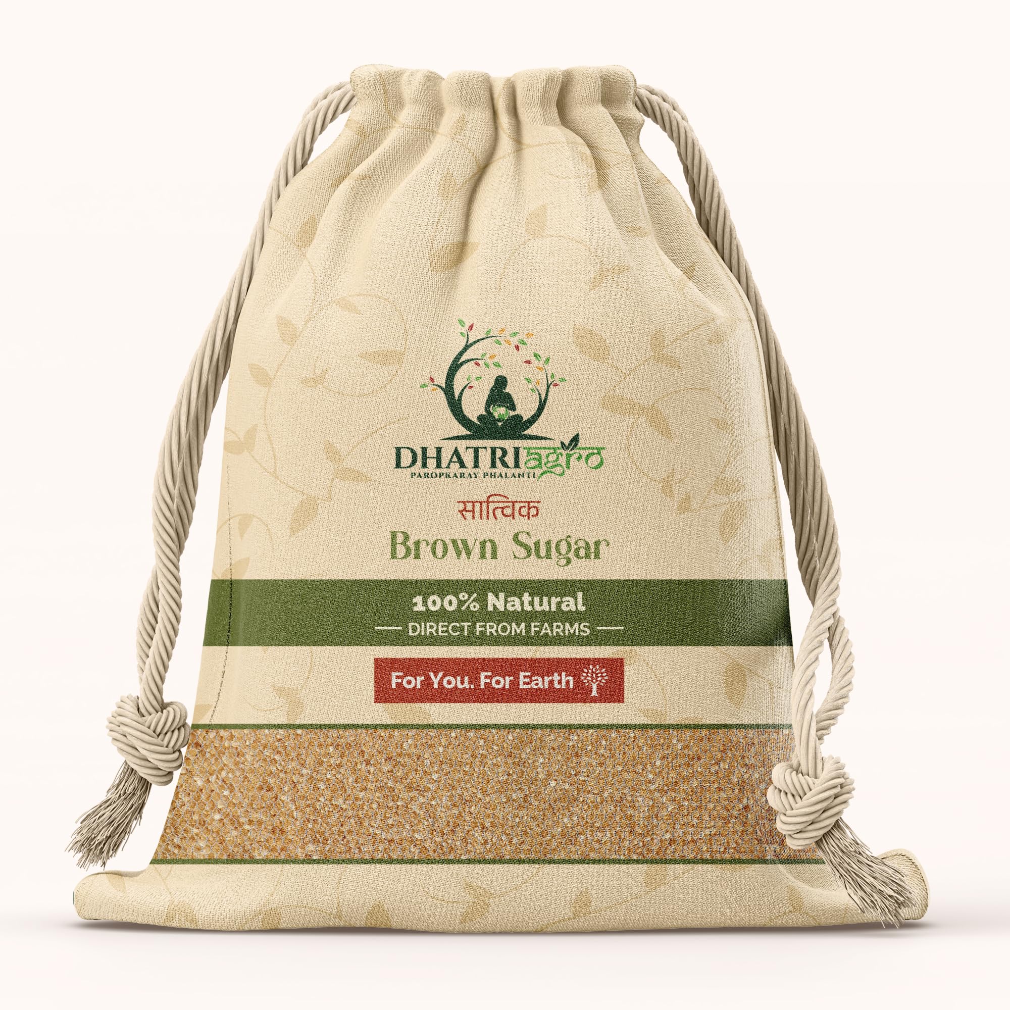 

Dhatri Agro Minimally Processed Brown Sugar 1 Kg Natural Lal Shakkar for Tea, Sweets & Cooking, Fine Granules with Rich Taste, Everyday Kitchen S