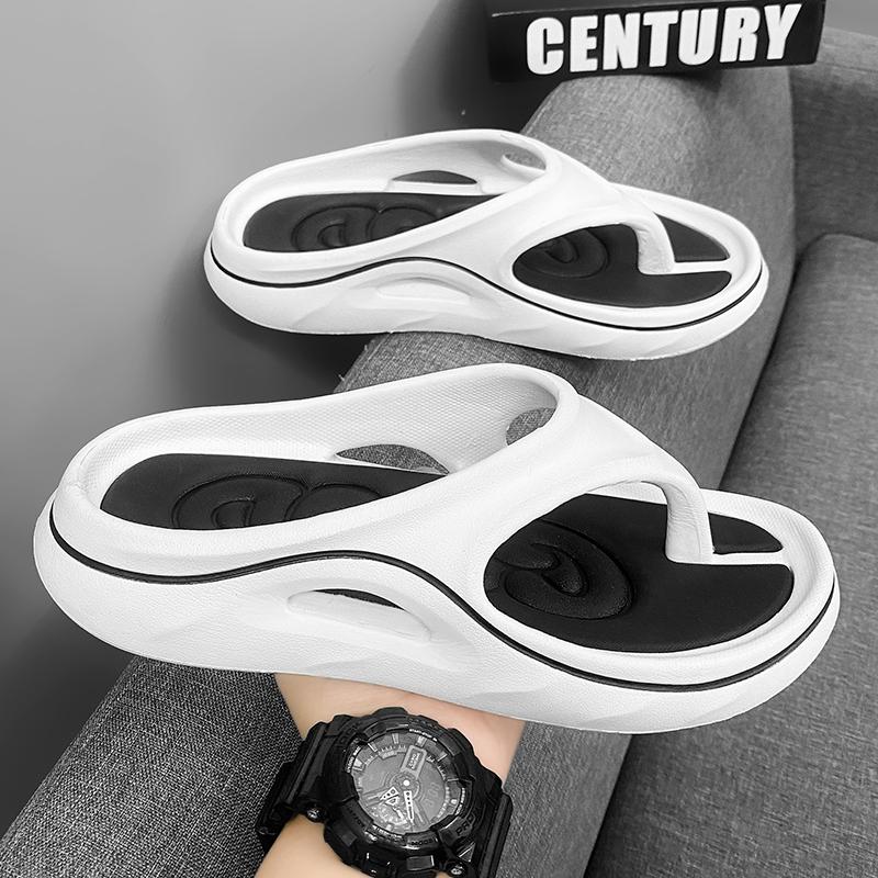 

Новые мужские тапочки 2024 года Летние EVA Мягкая подошва Платформа Слайды Сандалии Для дома Улицы Мужская обувь Ходьба Пляжная обувь Вьетнамки 45 чёрный