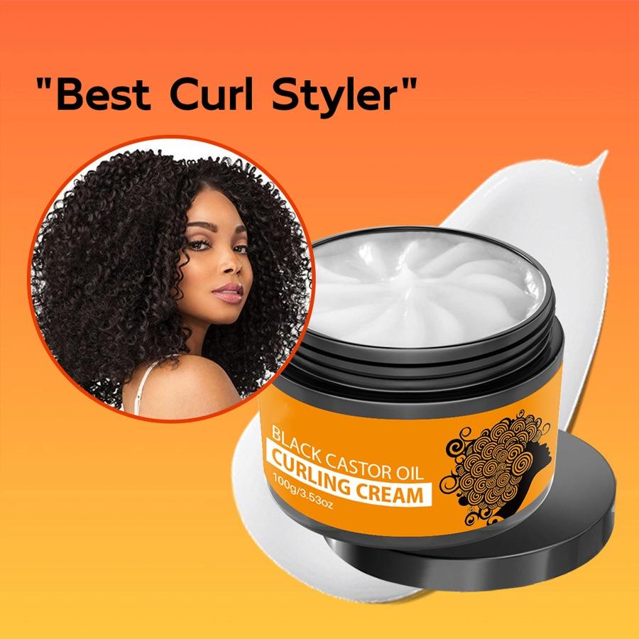 Curl Defining Cream for Wavy & Curly Hair – Alcohol-Free Leave-In Styler for Volume, Hold & Shine, No Rinse