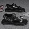 Men's sandals 2025 new summer outer wear beach shoes camouflage outdoor leisure versatile wading driving cool slippers