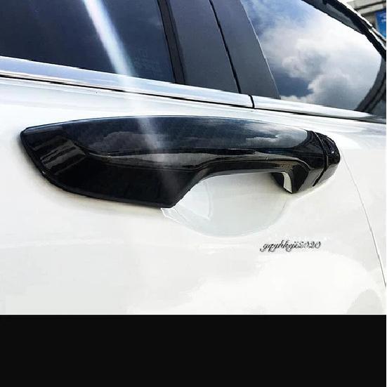 For Hyundai Tucson 2016- Carbon Fiber ABS Car Door Handle & Bowl Cover Trim