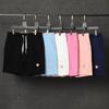 Casablanca Embroidered Shorts Women Men Loose Fit Cotton Blend Casual Mid-Thigh Pants 2025