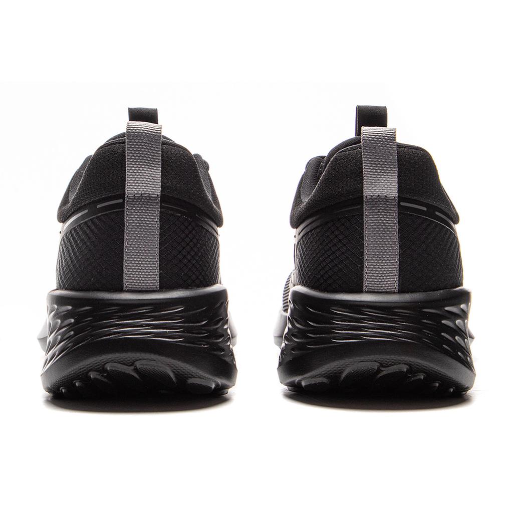 Li Ning Cushioning Slip Resistant Low top Casual Running Shoes Men's Black ARSV067-2