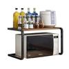 Kitchen Shelf Countertop Storage Rack Double-Layer Oven Microwave Oven Shelf Desktop Storage Rack Kitchen Baker's Rack