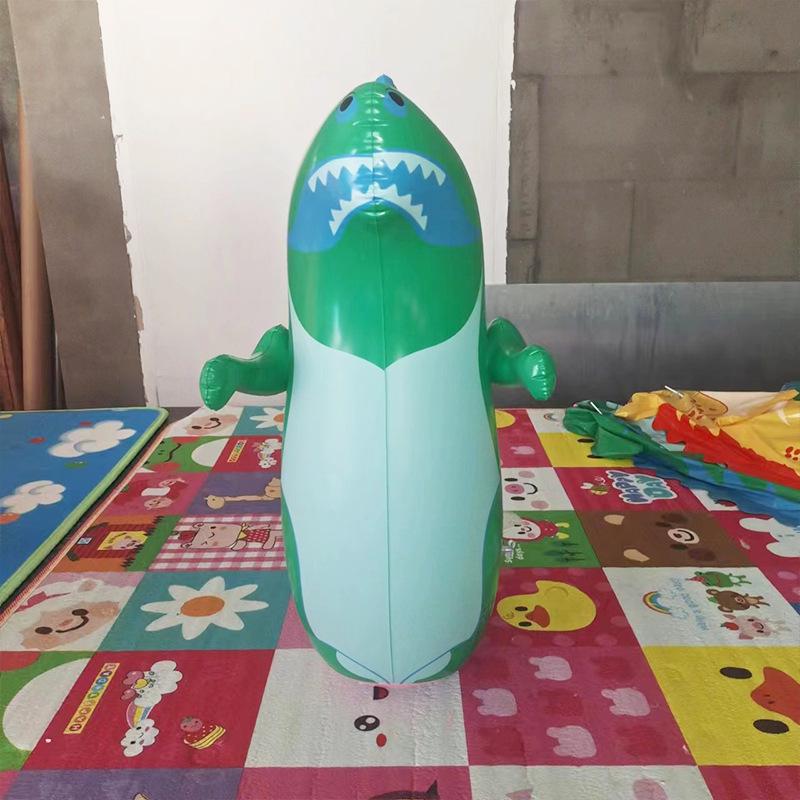 Custom Dinosaur Inflatable Punching Bag for Kids - Stress Relief Cartoon PVC Tumbler Toy 65cm Tall