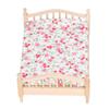 1:12 Dollhouse Mini Double Bed Lifelike Exquisite Details Mini Dollhouse Furniture Double Bed for 1:12 Doll House Gifts