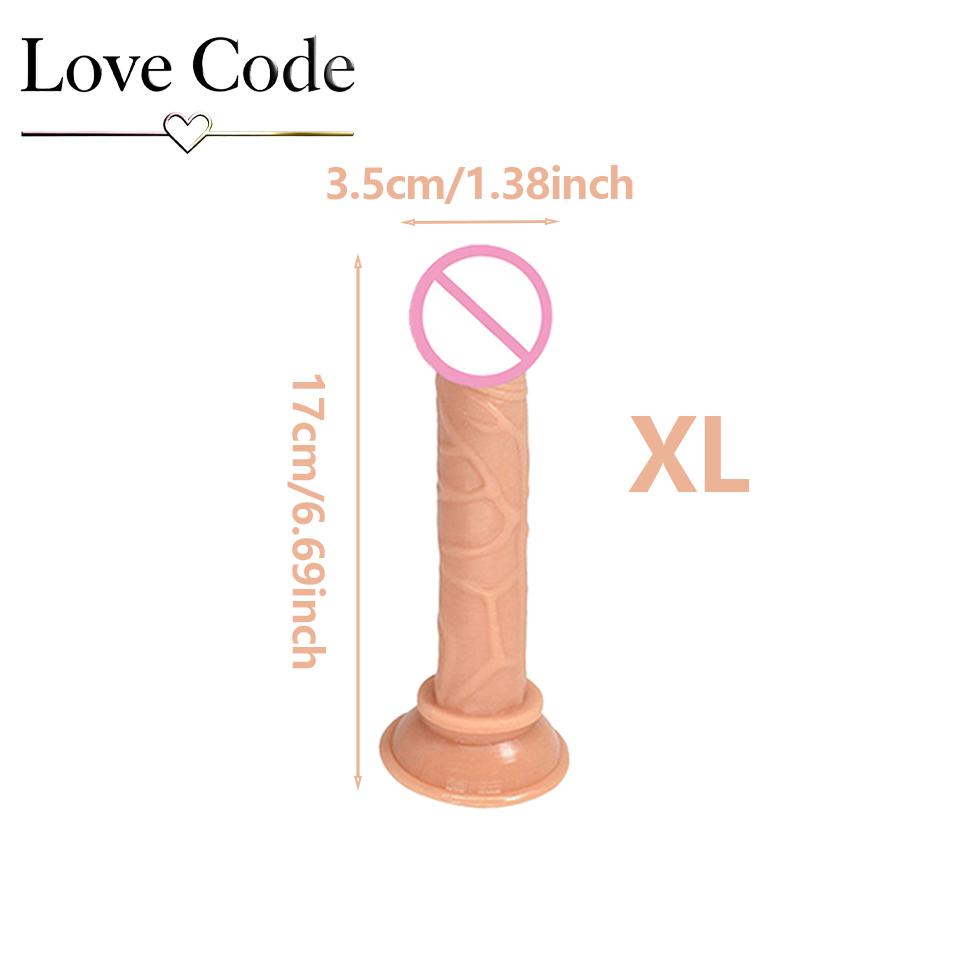 Transparent Dildo Suction Cup Jelly Dick Women Sex Toys Soft Masturbators Penis