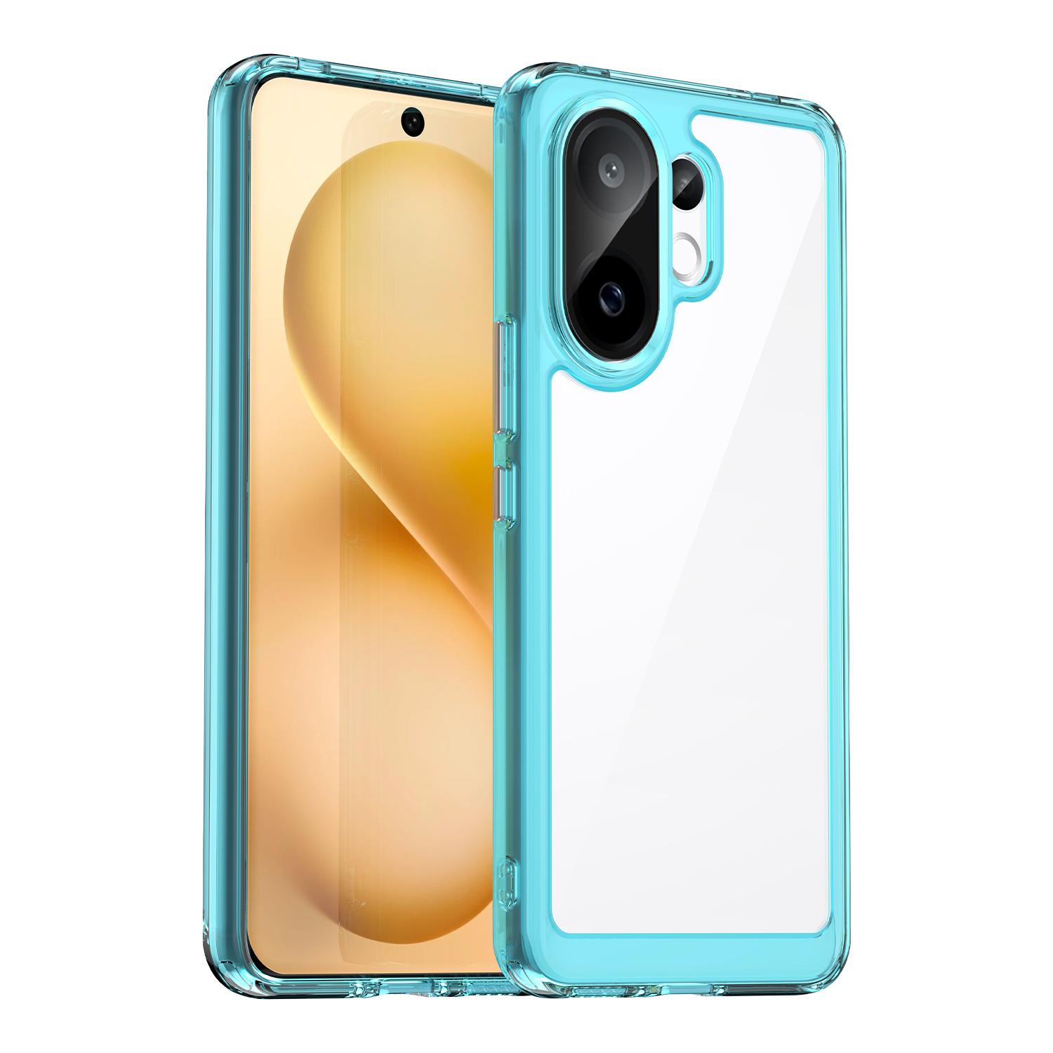 Чехол для vivo S30 5G/V60 5G, ТПУ + Акрил, Защитный прозрачный чехол для телефона D