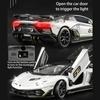 1/24 skala Lambo Aventador SVJ63 odlany model samochodu zabawka, zabawka napędzana typu pull back z dźwiękiem i światłem dla dzieci maluch chłopcy dziewczęta kolekcja prezentów