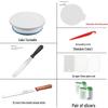 Plastic Cake Decorating Turntable Set