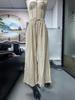 Women's Wide-Leg Long Polyester Casual Pants