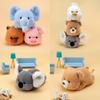 Folivora Capybara Animal Plush Desk Companion Toy Room Decor For Kids Play Sleep