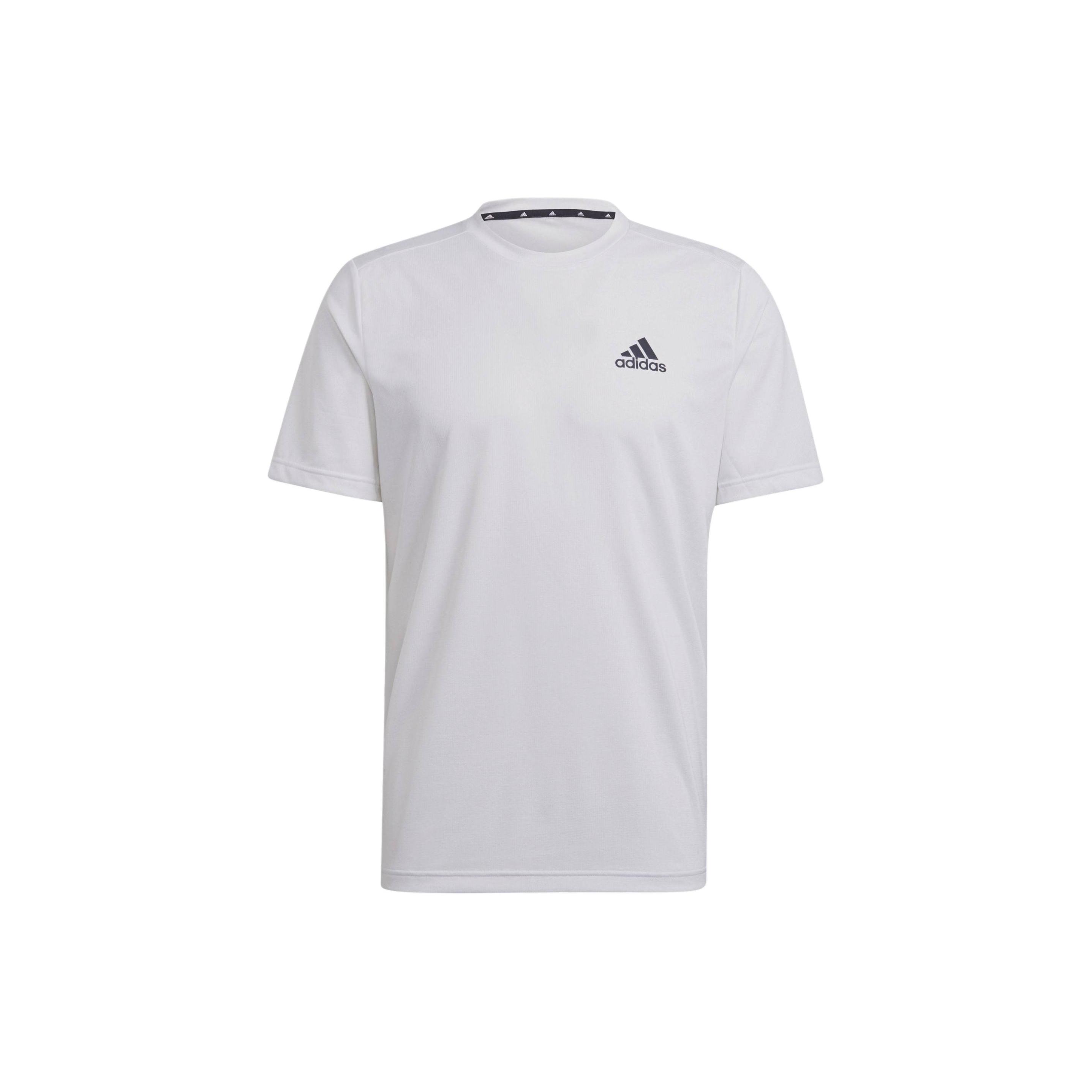 adidas AEROREADY Designed to Move Sport Stretch Tee White Men s GM5509 XXL
