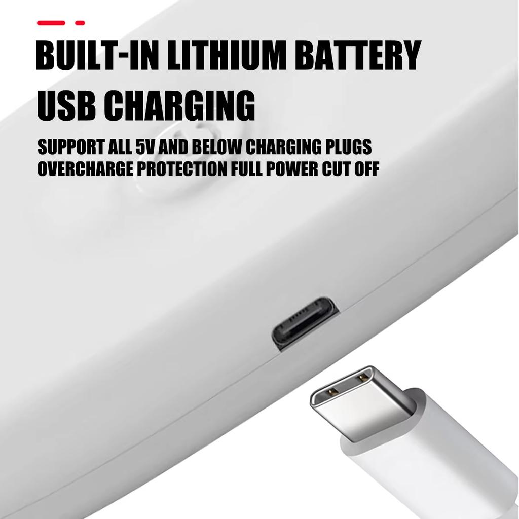 1PCS LED Touch Light Mini Wireless RGB Atmosphere light USB Charging Auto Roof Ceiling Reading Lamp Car Interior Lighting 5V