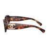 Chanel Logo Frame Irregular Shape Sunglasses Women sunglasses Brown CH5493A-1295/S9