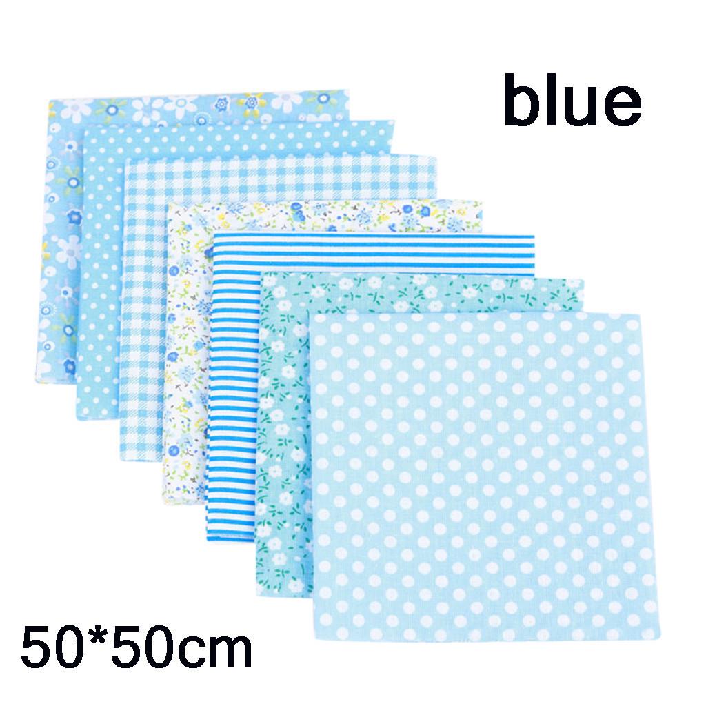 7PCS Stoffbündel Patchwork Quadrate Quilten Nähen Patchwork DIY