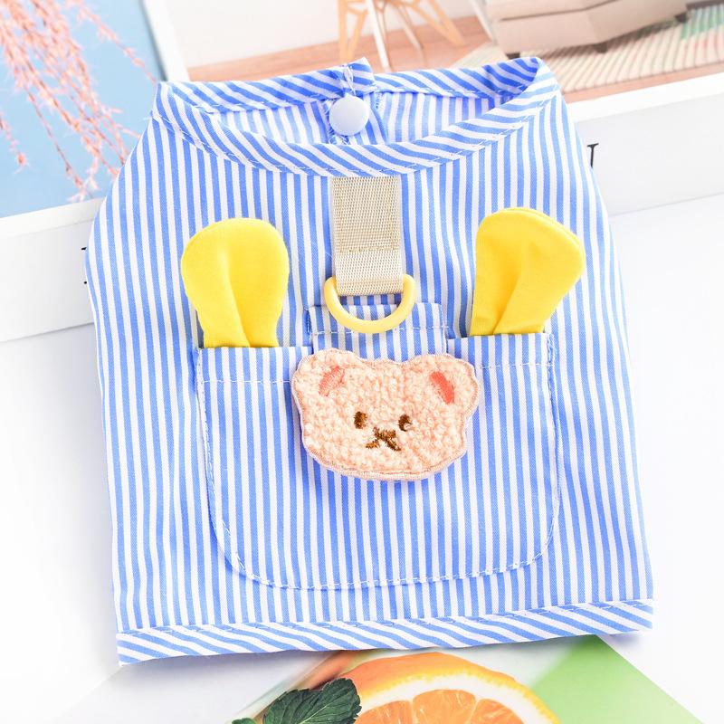 Pet Cat Dog Clothes Chihuahua Pomeranian Small Dog Traction Vest Summer Thin